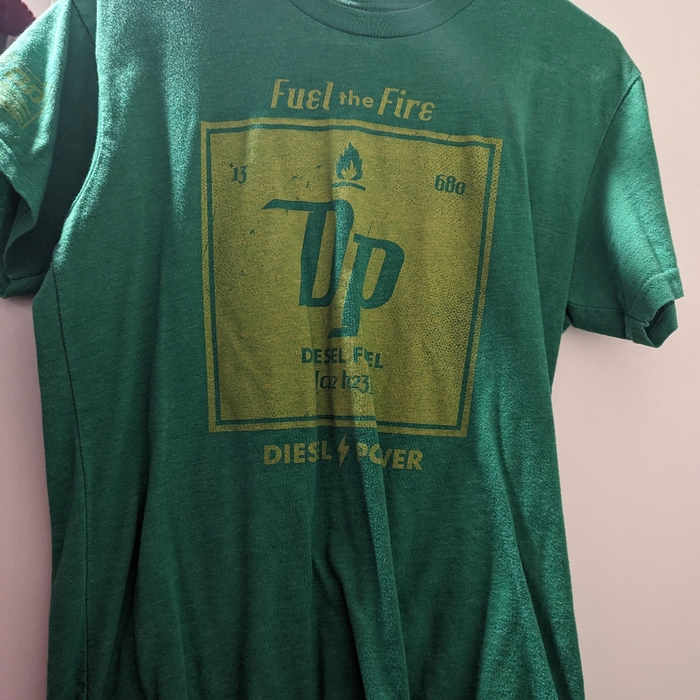 Diesel Power green short sleeve shirt